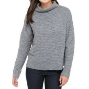 NWT Madison Mock Neck Gray pullover Sweater